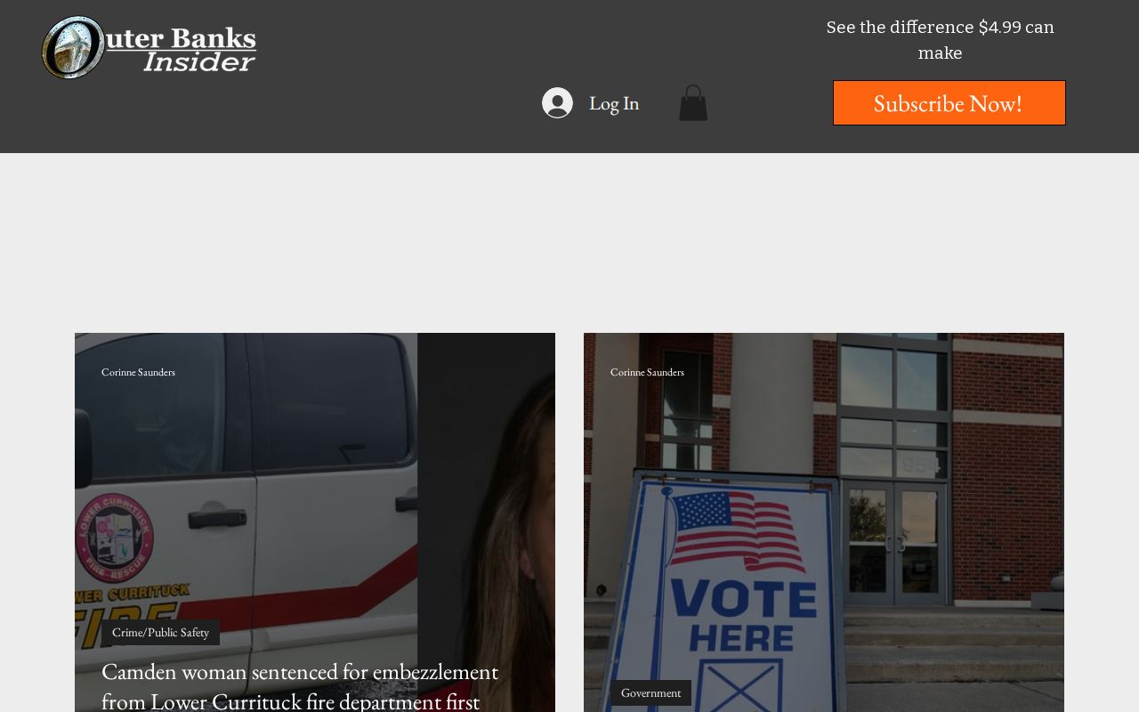 Dare County arrest news source without a verified booking feed